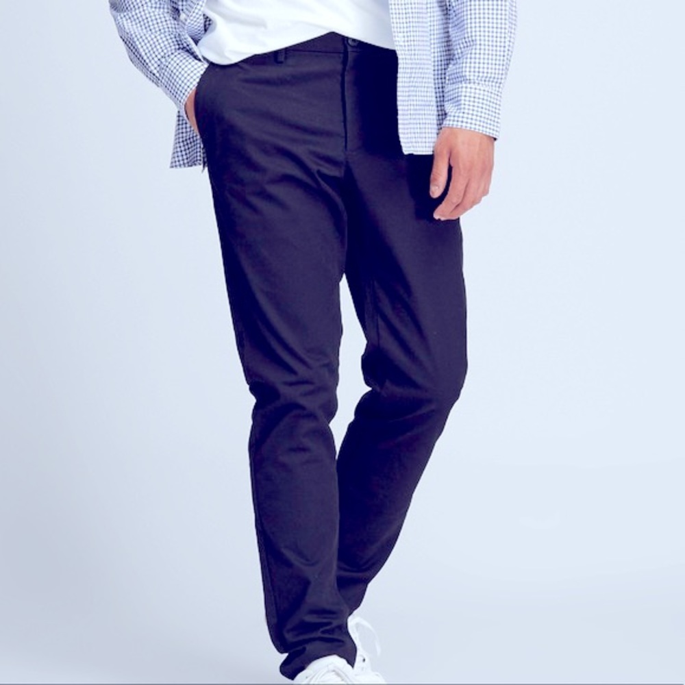 Uniqlo Stretch Slim Fit Flat Front Pants